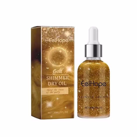 Trucco evidenziatore liquido luccicante glitter viso personalizzato